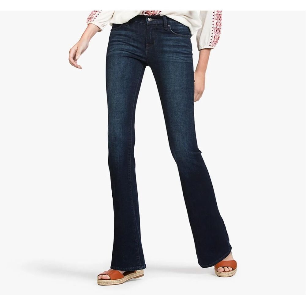 Lucky Brand Blue Flare Wide Leg Denim